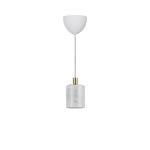 Nordlux Siv Pendelleuchte Marmor und Metall Weiß | 65mm - Geeignet für E27