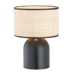 Emibig Tischlampe Aspen Stahl Schwarz | Geeignet für 1x E27 - Max 15W