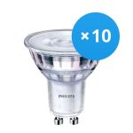 Multipack 10x Philips Corepro LED Spot GU10 PAR16 4.6W 355lm 36D - 827 Extra Warmweiß | Ersatz für 50W