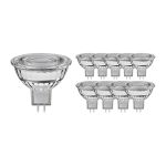Multipack 10x Noxion LED-Spot GU5.3 MR16 7.5W 621lm 60D - 840 Kaltweiß | Dimmbar - Ersatz für 50W