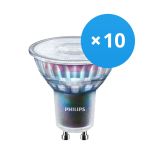 Multipack 10x Philips MASTER LED Spot ExpertColor GU10 PAR16 5.5W 375lm 25D - 930 Warmweiß | Höchste Farbwiedergabe - Dimmbar - Ersatz für 50W