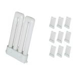 Multipack 10x Osram Dulux F 24W - 840 Kaltweiß | 4-Pins 