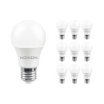 Multipack 10x Noxion Lucent Classic LED E27 Birne Matt 4.9W 480lm - 827 Extra Warmweiß | Ersatz für 40W