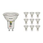 Multipack 10x Noxion LED-Spot GU10 PAR16 4.8W 450lm 36D - 827 Extra Warmweiß | Ersatz Für 65W