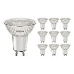 Multipack 10x Noxion LED-Spot GU10 PAR16 4W 345lm 36D - 827 Extra Warmweiß | Dimmbar - Ersatz für 50W
