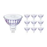 Multipack 10x Philips Master Value LED Spot GU5.3 MR16 5.8W 460lm 36D - 930 Warmweiß | Höchste Farbwiedergabe - Dimmbar - Ersatz für 35W