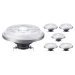 Multipack 6x Philips MASTER LED Spot G53 AR111 10.8W 620lm 24D - 930 Warmweiß | Höchste Farbwiedergabe - Dimmbar - Ersatz für 50W