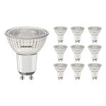Multipack 10x Noxion PerfectColor LED-Spot GU10 PAR16 4W 345lm 60D - 927 Extra Warmweiß | Höchste Farbwiedergabe - Dimmbar - Ersatz für 50W