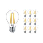 Multipack 10x Philips MASTER Value LED Glühbirne E27 Birne Klar 5.9W 806lm - 927 Extra Warmweiß | Höchste Farbwiedergabe - Dimmbar - Ersatz für 60W
