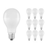 Multipack 10x Ledvance Classic LED E27 Birne Matt 19W 2452lm - 827 Extra Warmweiß | Ersatz für 150W