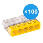 Multipack 100x Wago 2273-205  Verbinder| 5 Draht Verbindung