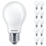 Multipack 10x Philips Corepro LED Glühbirne E27 Birne Matt 7W 806lm - 830 Warmweiß | Ersatz für 60W