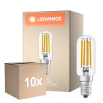 Multipack 10x Ledvance Special LED E14 Röhre one-handed Fadenlampe Klar 4.2W 470lm - 827 Extra Warmweiß | Ersatz für 40W