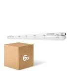 Multipack 6x Ledvance LED Feuchtraumleuchte Feuchtigkeitsdicht 46W 6400lm - 840 Kaltweiß | 150cm