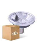 Multipack 10x Noxion Lucent LED-Spot AR70 BA15d 6W 350lm 36D - 927 Extra Warmweiß | Höchste Farbwiedergabe - Dimmbar - Ersatz für 50W