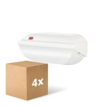 Multipack 4x  Philips LED Sicherheit Coreline BWC110 Weiß 9W 900lm - 830 Warmweiß | 242x110mm - IP54 - Lichtsensor