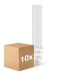 Multipack 10x Noxion Lucent PL-C LED 7.4W - 830 Warmweiß | 2-Pins - Ersatz Für 26W