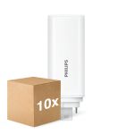 Multipack 10x Philips CorePro PL-T LED Glühbirne HF 9W - 830 Warmweiß | 4-Pins - Ersatz Für 26W