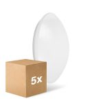 Multipack 5x Ledvance Surface rund 400 24W 830 1920lm Weiß IP44 | inkl. Sensor - Warmweiß - Ersatz für 2x26W