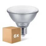 Multipack 6x Philips Master Value LED Glühbirne Reflektor E27 PAR30S 9.5W 760lm 25D - 930 Warmweiß | Höchste Farbwiedergabe - Dimmbar - Ersatz Für 75W