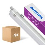 Multipack 4x Philips LED Feuchtraumleuchte Ledinaire WT065C 30/53W 4100/6800lm - 840 Kaltweiß | 150cm