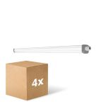 Multipack 4x Ledvance LED Feuchtraumleuchte Feuchtigkeitsdicht Slimvalue 36W 4000lm - 840 Kaltweiß | 120cm 