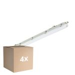 Multipack 4x Philips LED Feuchtraumleuchte Ledinaire WT065C 23/42W 2900/4800lm - 840 Kaltweiß | 120cm
