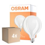 Multipack 4x Osram Retrofit LED E27 Globe Fadenlampe Matt 11W 1521lm - 827 Extra Warmweiß | Ersatz für 100W