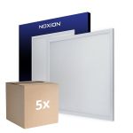 Multipack 5x Noxion LED Panel Ecowhite V4.0 28W 3400lm - 840 Kaltweiß | 62x62cm - UGR <19 - Philips driver