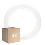 Multipack 4x Ledvance LED Röhre T9 Value rund (EM/Mains) 11W 1320lm - 840 Kaltweiß | Ersatz für 22W