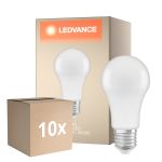 Multipack 10x Ledvance Classic LED E27 Birne Matt 13W 1521lm - 840 Kaltweiß | Ersatz für 100W