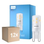 Multipack 12x Philips CorePro LED Capsule G9 Matt 1.9W 220lm - 830 Warmweiß | Ersatz Für 25W