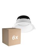 Multipack 6x Noxion LED Downlight Hera Tief Einbau Weiß 21W 2400lm 100D - 827-830-840 CCT | 226mm - Ausschnitt 200mm