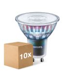 Multipack 10x Philips MASTER LED Spot ExpertColor GU10 PAR16 5.5W 355lm 25D - 927 Extra Warmweiß | Höchste Farbwiedergabe - Dimmbar - Ersatz für 50W