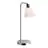 Nordlux Tischlampe Ray Metall und Glas Chrom | Geeignet für 1x E14