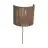 Good&Mojo Wandleuchte Iguazu Jute Braun S | Geeignet für 1x E27 