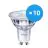 Multipack 10x Philips Corepro LED Spot GU10 PAR16 4.6W 355lm 36D - 827 Extra Warmweiß | Ersatz für 50W