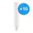 Multipack 10x Ledvance Dulux-D LED 9W - 830 Warmweiß | 2-Pins - Ersatz Für 26W
