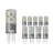 Multipack 10x Noxion Bolt LED Capsule G9 3.8W 470lm - 827 Extra Warmweiß | Ersatz für 40W