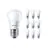 Multipack 10x Philips Corepro LED Lustre E27 Kugel Matt 5W 470lm - 827 Extra Warmweiß | Ersatz für 40W