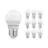 Multipack 10x Noxion Lucent Lustre LED E27 Kugel Matt 2.5W 250lm - 827 Extra Warmweiß | Ersatz für 25W