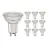 Multipack 10x Noxion LED-Spot GU10 PAR16 4W 345lm 36D - 827 Extra Warmweiß | Dimmbar - Ersatz für 50W