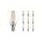 Multipack 10x Noxion Lucent Lustre LED E14 Kugel Fadenlampe Klar 2.5W 250lm – Dimmbar - Ersatz für 25W