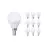 Multipack 10x Noxion Lucent Lustre LED E14 Kugel Matt 2.5W 250lm - 827 Extra Warmweiß | Ersatz für 25W