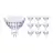 Multipack 10x Philips Master Value LED Spot GU5.3 MR16 5.8W 460lm 36D - 930 Warmweiß | Höchste Farbwiedergabe - Dimmbar - Ersatz für 35W