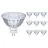 Multipack 10x Philips Corepro LED Spot GU5.3 MR16 4.4W 390lm 36D - 840 Kaltweiß | Ersatz für 35W