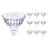 Multipack 10x Philips Master Value LED Spot GU5.3 MR16 7.5W 630lm 36D - 930 Warmweiß | Höchste Farbwiedergabe - Dimmbar - Ersatz für 50W