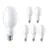 Multipack 6x Philips TrueForce Core LED E27 HPL/SON Matt 18W 3000lm 300D - 830 Warmweiß | Ersatz für 80W
