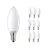 Multipack 10x Philips Corepro LED Kerze E14 Matt 4.3W 470lm - 827 Extra Warmweiß | Ersatz für 40W
