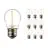 Multipack 10x Noxion Lucent LED E27 Kugel Fadenlampe Klar 1.4W 136LM - 827 Extra Warmweiß | Ersatz für 15W